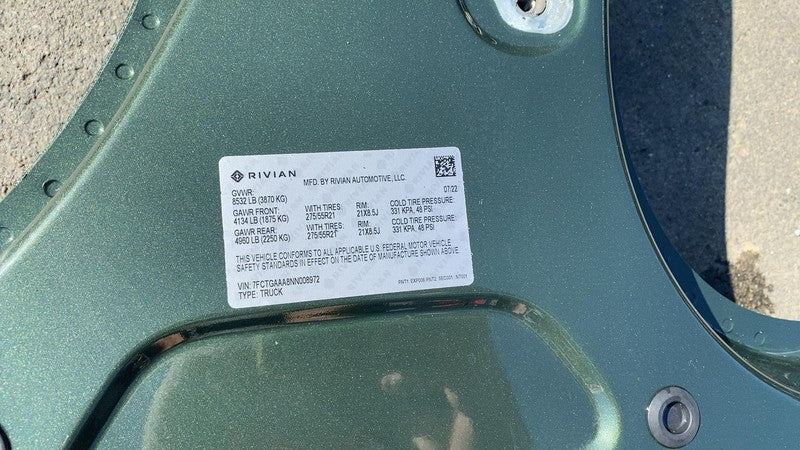 ⭕ 2022 2023 2024 Rivian R1T Driver Side Rocker Panel Frame Left LH Assembly