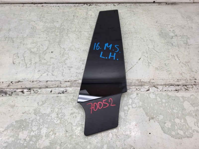 14942 ⭕ 12-15 Model S Driver Side Exterior B-Pillar Applique Glass Trim Molding Left