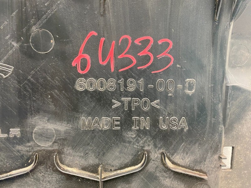 ⭕ 2012-2015 Tesla Model S Rear Under Tray Splash Aero Shield Cover 600