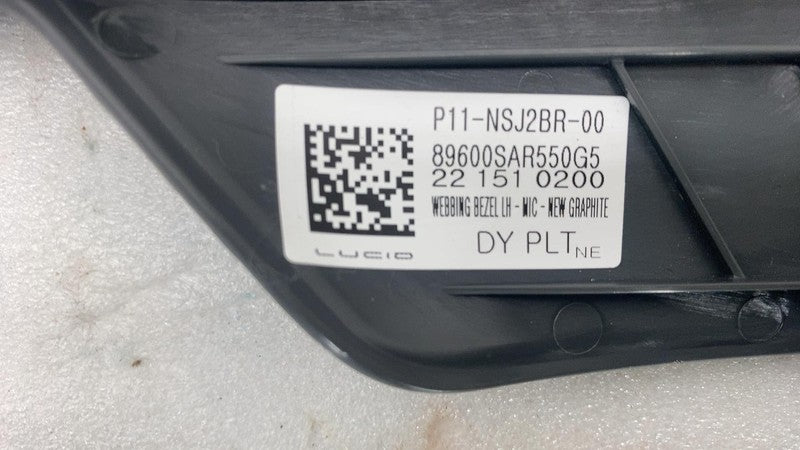 P11-NPE0XX ⭕ 2022-2024 Lucid Air Grand Touring Left C-Pillar Leather Mid Trim LH P11-NPE0XX