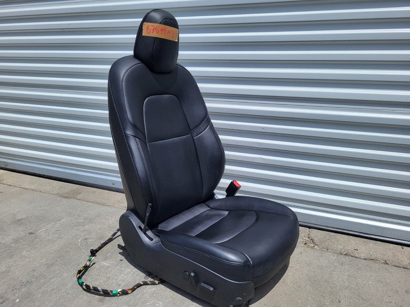⭕ 2017-2022 Tesla Model 3 Y Front Passenger Side 1st Row Seat Black Right Assy