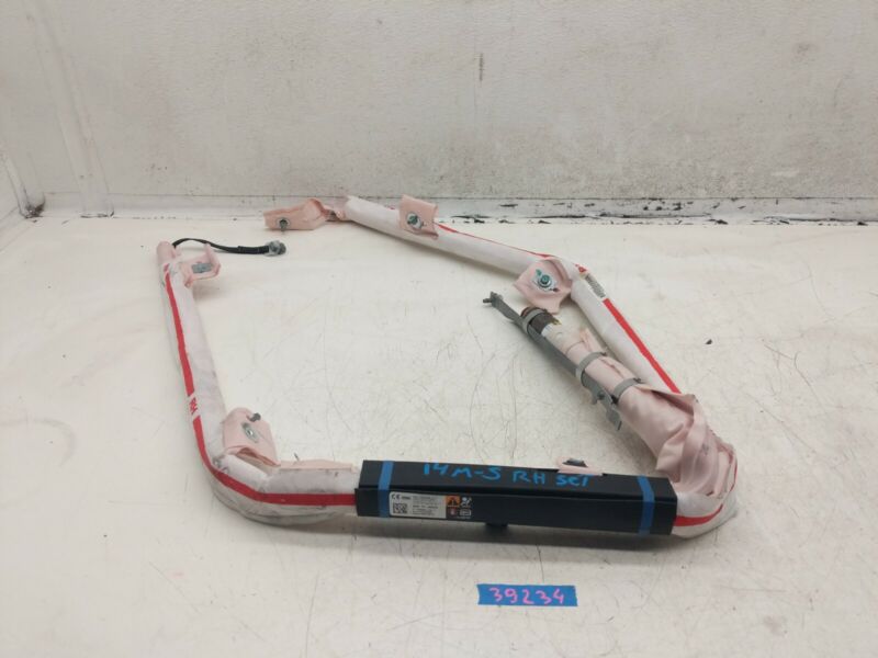 1005262 00 C 2012-2015 Tesla Model S MS Passenger Side Roof Head Safety Curtain 1005262-00-C