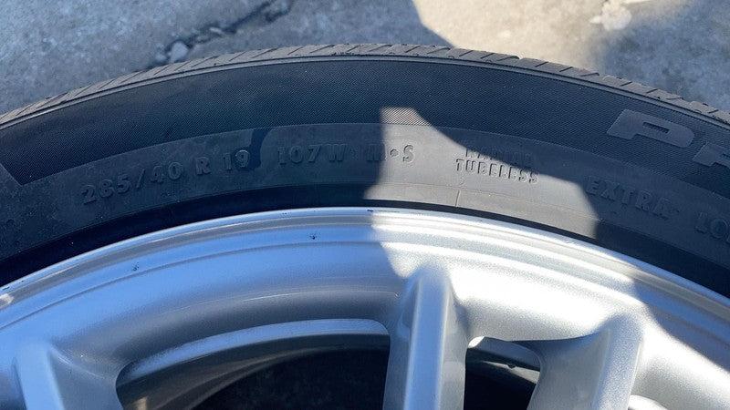 142022200A 2021-2023 Tesla Model S Rear Wheel Rim 19x10.5 +45MM w/ Continental Tire 285/40