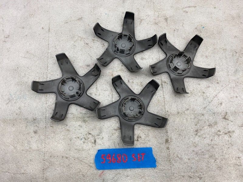 1044234 B ⭕ 17-23 Tesla Model 3 Wheel Center Machined Hub Cap Cover Black 1044234-00-B x4