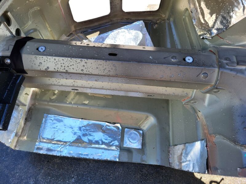 Does not apply 2012-2015 Tesla Model S Rear Left Quarter Body Side Panel Structural Cut Out LH