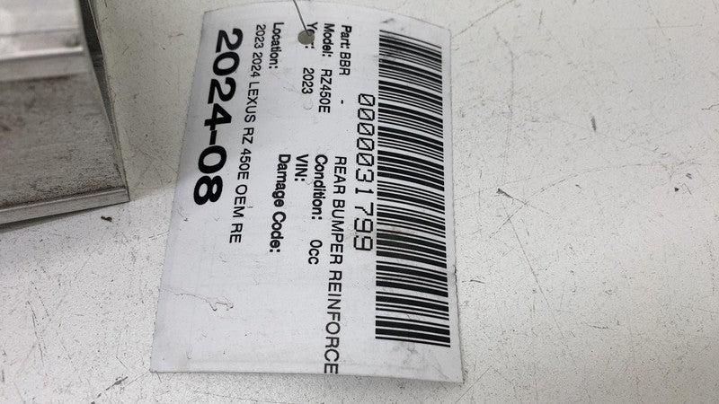 ⭕ 2023 2024 Lexus RZ450e Rear Bumper Reinforcement Crash Impact Bar As