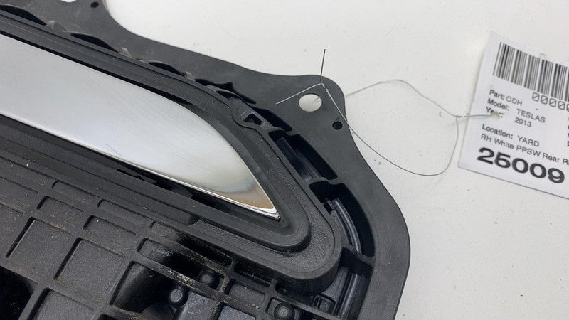 1007374-00 2012-2015 Tesla Model S MS Rear Right Exterior Door Handle Outer RH White - PPSW