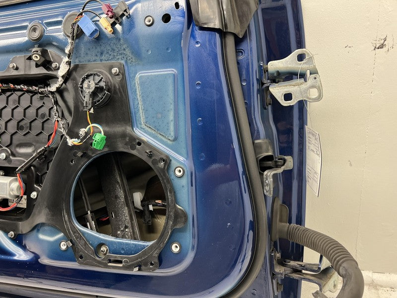 1081421-E0-C ⭕ 2017-2020 Tesla Model 3 Front Door Shell Panel Left Blue - PPSB 1081421-E0-C