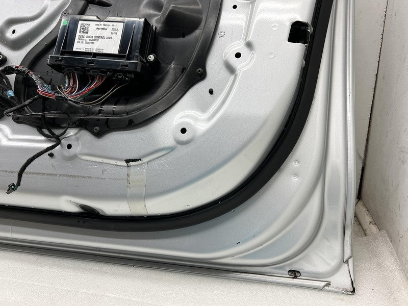 ⭕ 12-15 Tesla Model S Front Passenger Door Panel Right Silver - PMSS (Wrapped)