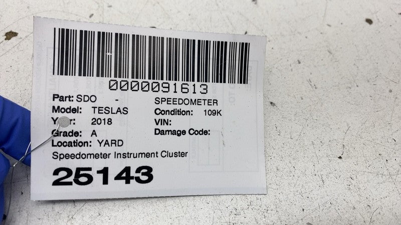 ⭕ 18-20 Model S MCU-2 Instrument Cluster Speedometer Display Screen 14