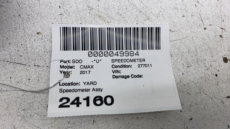 HM5T10849AD 2015-2018 Ford C-Max Front Dash Instrument Cluster Speedometer Gauge Assembly