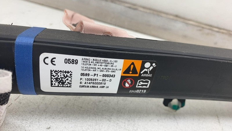 ⭕ 12-20 Tesla Model S Driver Side Roof Curtain Safety Airbag Left 1005