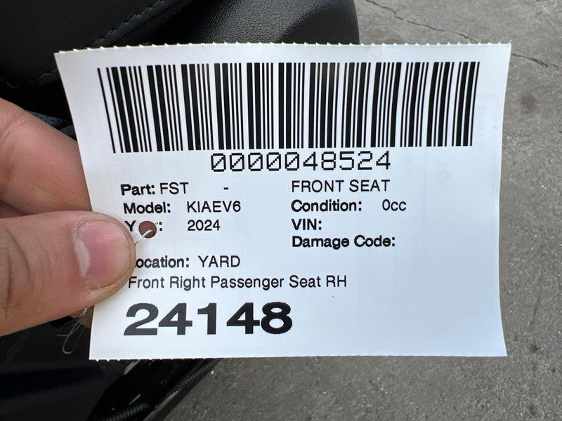 2022 2023 2024 Kia EV6 Front Passenger Seat w/ Headrest Right Perforat