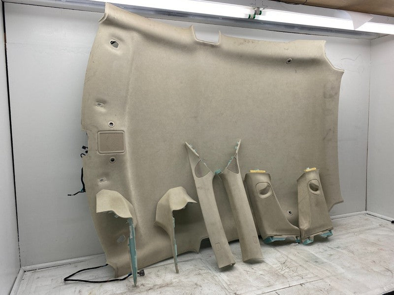 ⭕ 12-15 Tesla Model S SET of Headliner Textile Upper A + B + C-Pillar