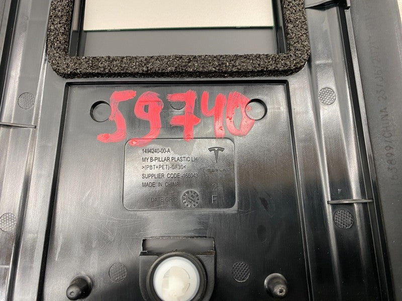 1506885 00 G ⭕ 20-23 Model Y Left Exterior B-Pillar Applique Trim w/ Camera LH 1506885-00-G