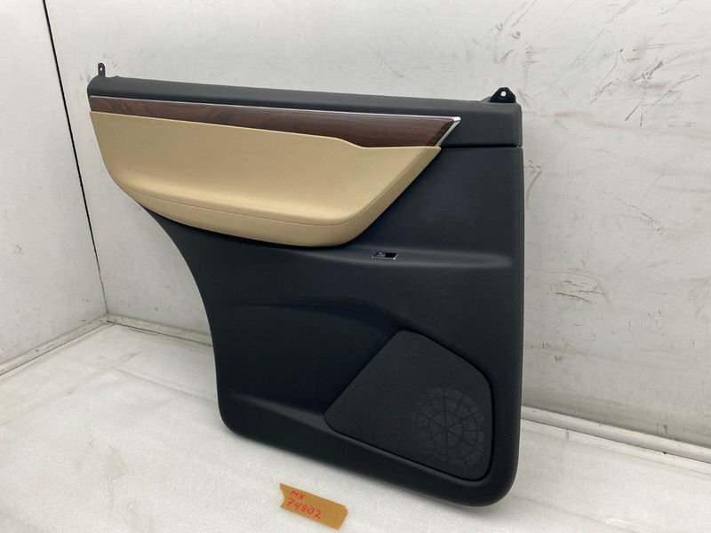 ⭕ 2016-2020 Tesla Model X Rear Left Carrier Door Panel Trim Pad w/ Card Molding