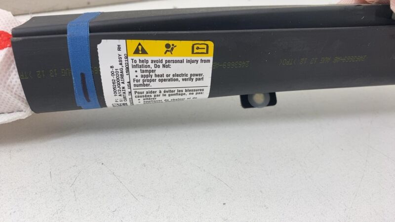100526200B 2012-2020 Tesla Model S Passenger Side Roof Curtain Safety Airbag Right Assembly