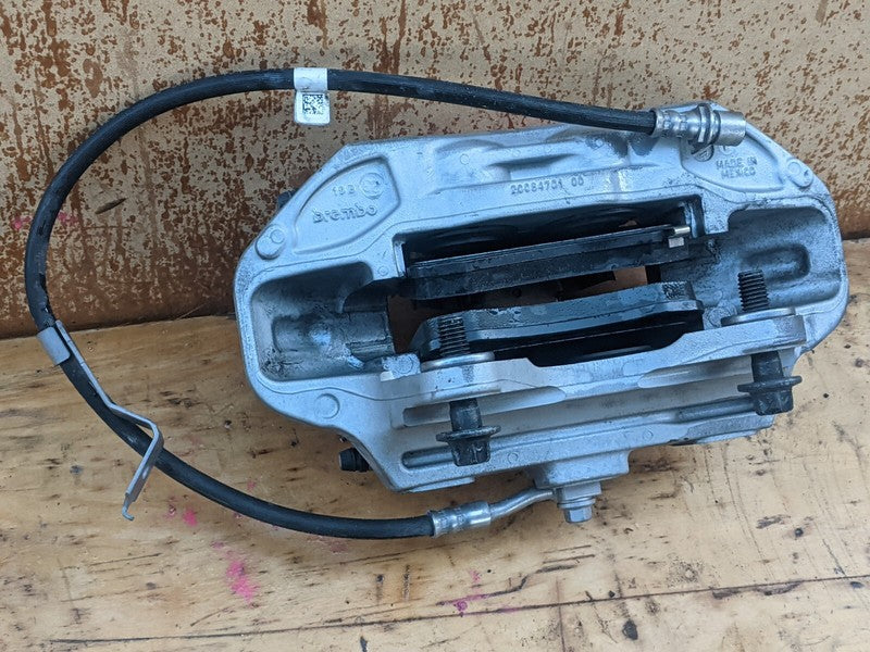 ⭕20-24 Model Y MY Front Driver Side Caliper w/ Brake Hose Line Left 22