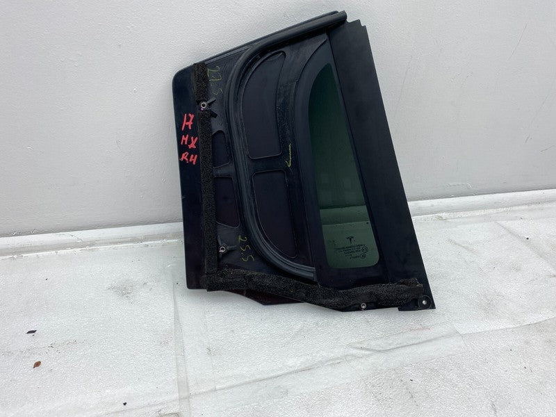43R-004553 ⭕ 2016-2020 Tesla Model X MX Rear Passenger Side Door Quarter Fixed Glass Right