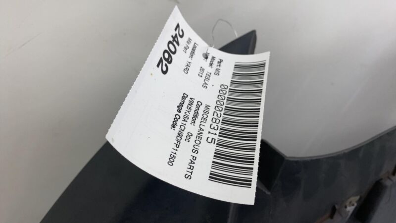 6008180 00 ⭕12-15 Model S Rear Bumper Undertray Splash Shield Diffuser Valance 6008180-00-C