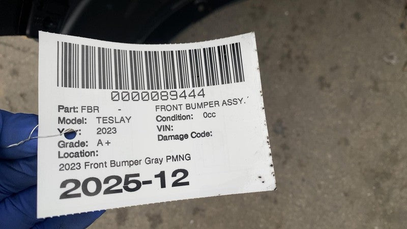⭕ 2023 Model Y MY Front Bumper Cover Gray PMNG Non-Park Sensor Type 14