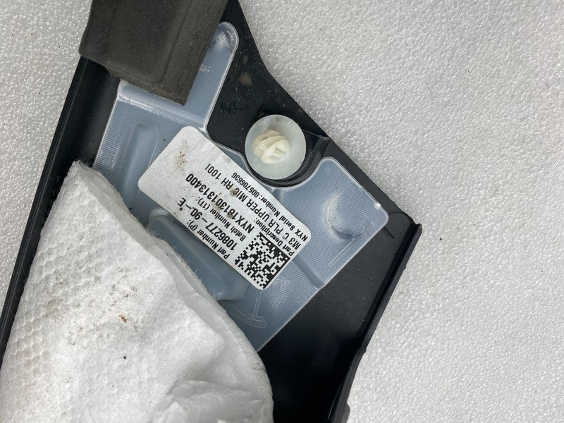 1086277 90 E ⭕ 2017-2022 Tesla Model 3 Passenger C-Pillar Upper Trim Cover Right 1086277-90-E