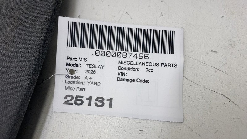 ⭕ 2025-2026 Tesla Model Y Instrument Panel Float Wing Cosmo Textile 17