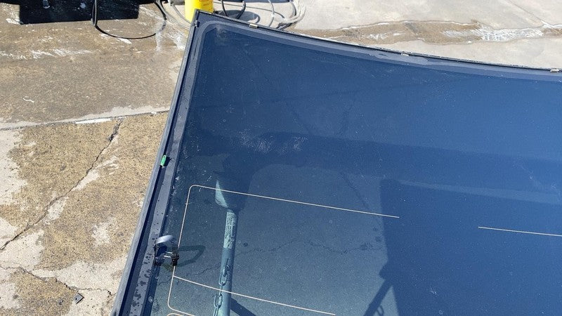 ⭕ 17-20 Model 3 M3 Rear Trunk Panoramic Backlite Glass Back Section 14