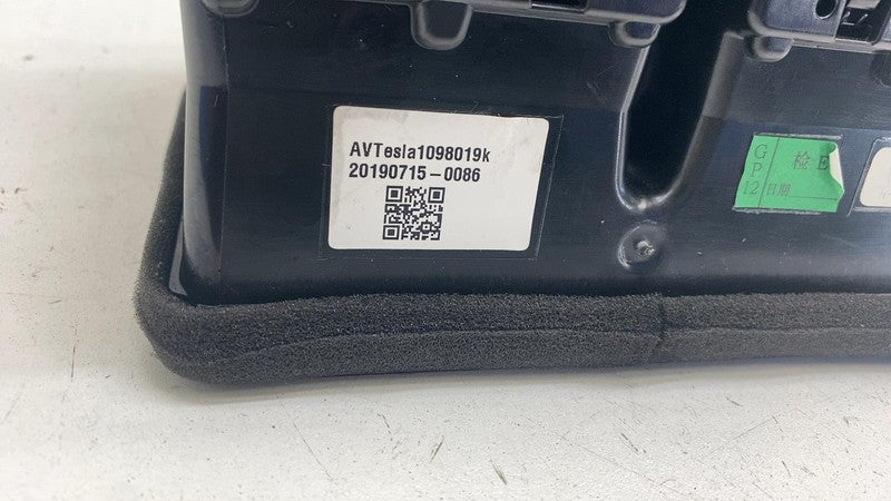 1087928-00-B ⭕ 2017-2023 Tesla Model 3 Rear Center Console Panel Air Vent Grille 1087928-00-B