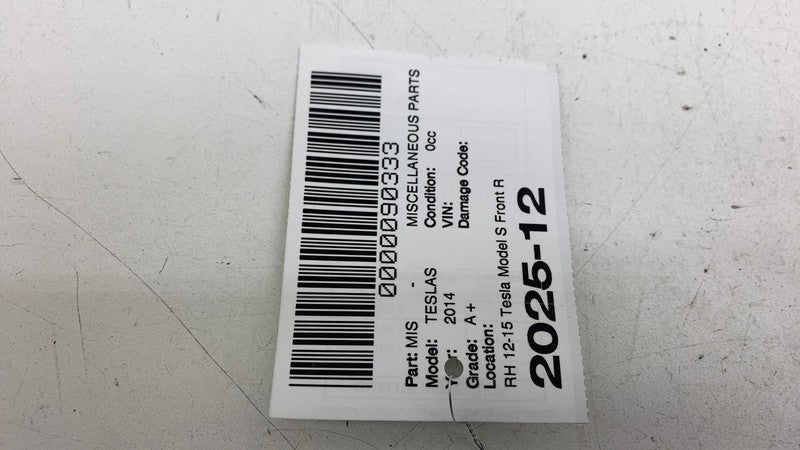 ⭕ 12-15 Model S Front Right Bumper Fog Lamp Upper Louvre Trim Panel 60