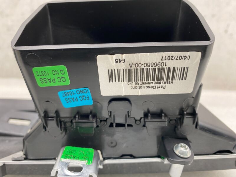 109688000A 2016-2020 Tesla Model S MS SET of Dash A/C Air Vent Outlet Dashboard Trim Panel