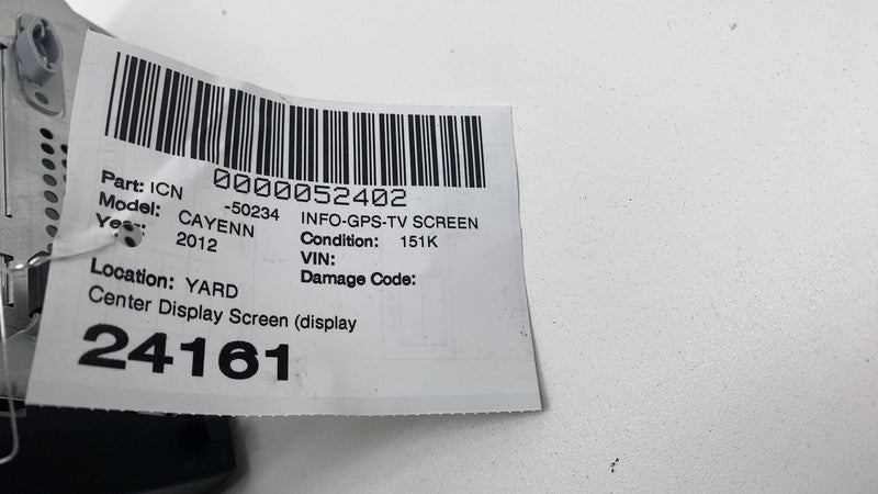 ⭕ 11-16 Porsche Cayenne Radio Stereo Navigation Info Display Screen 95