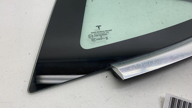 2017-2020 Tesla Model 3 M3 Rear Driver Side Quarter Fixed Window Glass