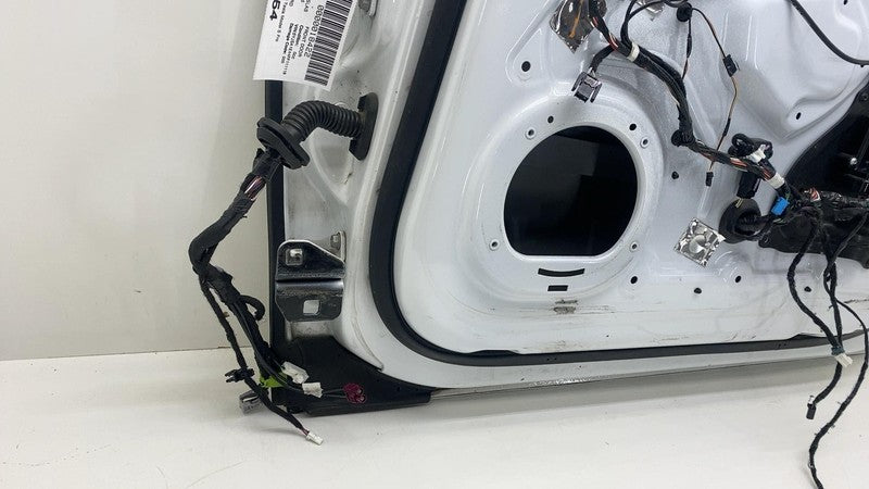⭕ 12-15 Tesla Model S Front Passenger Side Door Shell Panel Right White - PPSW