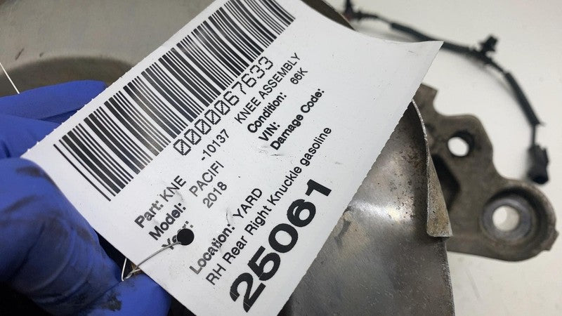 ⭕ 17-24 Chrysler Pacifica Rear Right Spindle Knuckle w/ ABS Sensor & Dust Shield