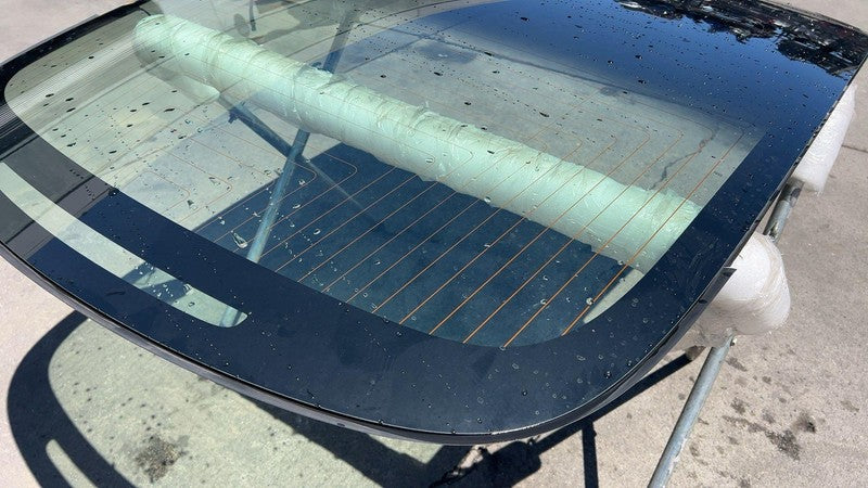 ⭕ 2017-2020 Tesla Model 3 Rear Trunk Panoramic Backlite Roof Glass Back Section