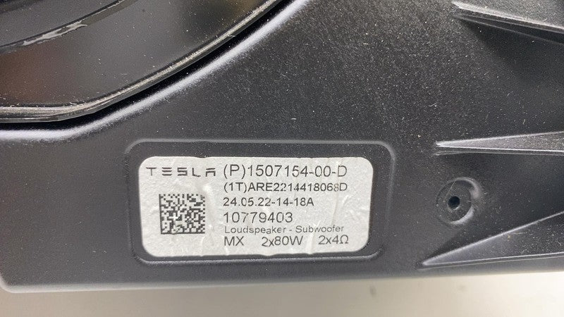 1507154 00 D ⭕2020 2021 2022 2023 Tesla Model Y Audio Speaker Subwoofer Bass Box 1507154-00-D
