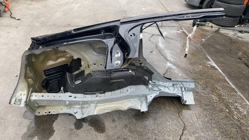 ⭕ 2020-2024 Tesla Model Y Rear Left Quarter Panel Structural Cutout Black - PBSB