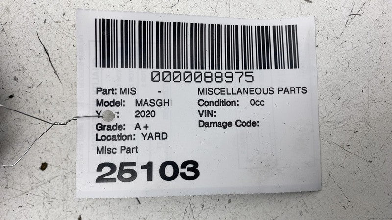 ⭕ 14-20 Maserati Ghibli Front Left Bumper Lower Molding Grille Cover 6