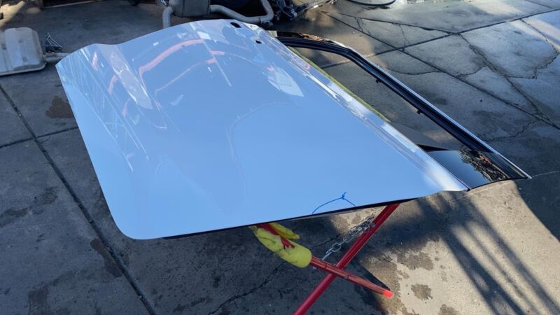⭕ 2017-2024 Chrysler Pacifica Rear Driver Sliding Door Shell Panel Left LH White