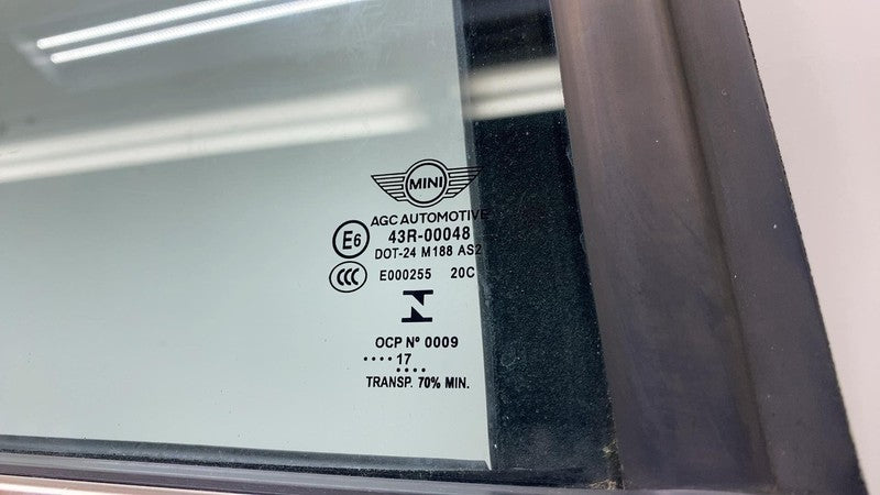 ⭕ 15-20 Mini Cooper S Rear Right Door Shell Panel w/ Glass Window Gray