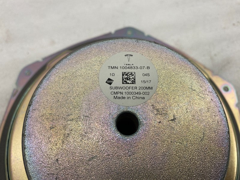 100483307B ⭕ 2012-2020 Model S Infotainment Audio Speaker Mid Subwoofer 200MM 1004833-07-B
