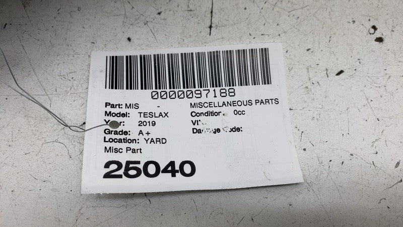 ⭕ 16-20 Model X Driver Side B-Pillar Upper Trim Cover Panel Left LH 10