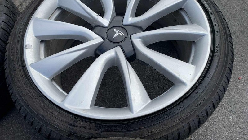 ⭕2021-2023 Tesla Model 3 SET of 4 Wheel Rim 19x8.5J + 40MM w/ Tire 10