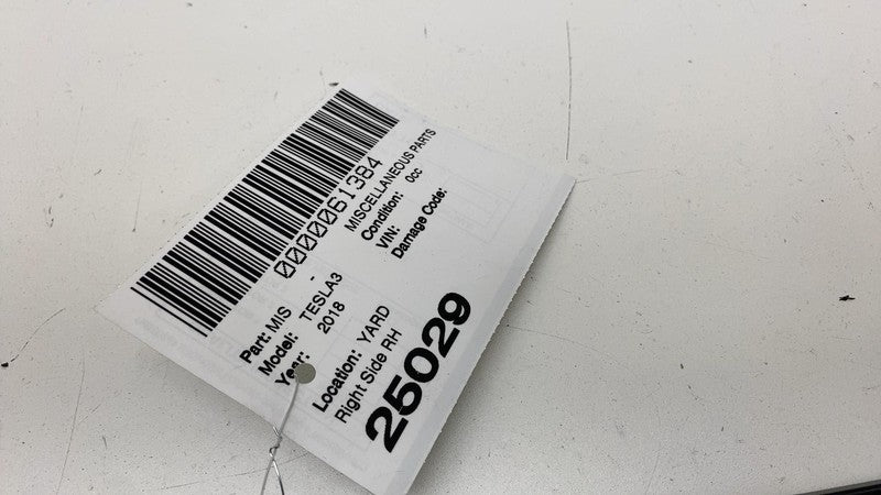 1100441-00-B ⭕ 2017-2023 Tesla Model 3 Right B-Pillar Applique Glass Trim Molding + Camera RH
