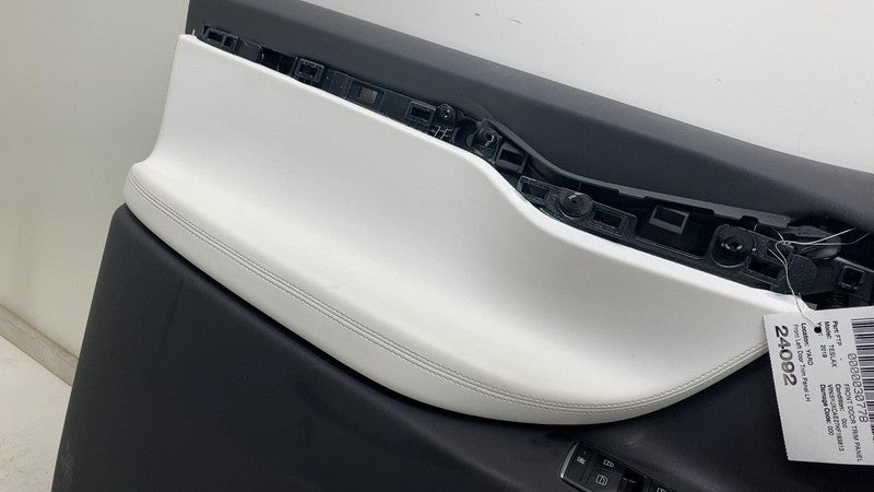1035778-00-A ⭕ 16-20 Tesla Model X Front Driver Side Door Panel Trim Card Left 1035778-00-A