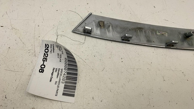 104702200C ⭕ 16-20 Tesla Model X Front Upper Grille Chrome Strip Bright Trim 1047022-00-C