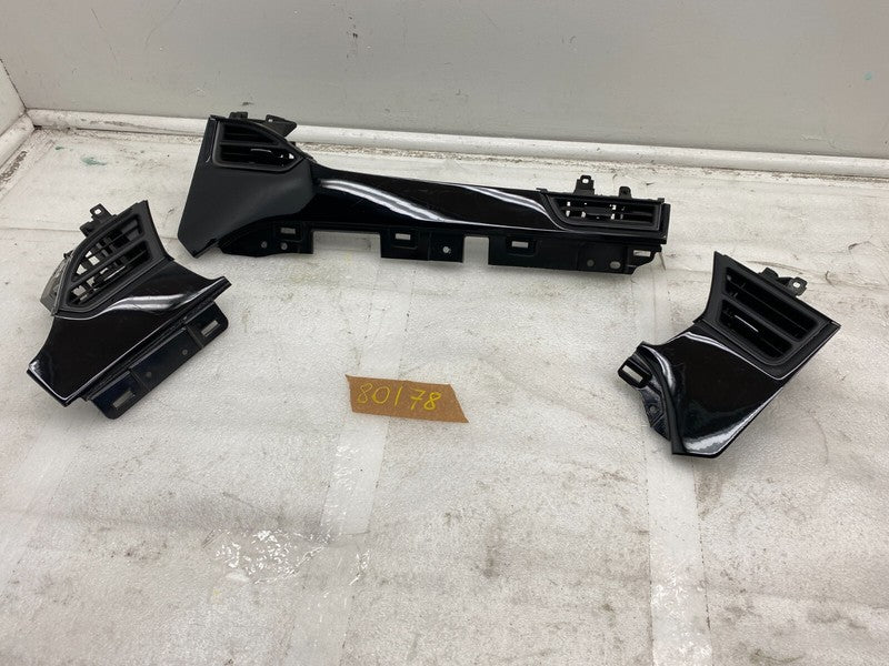 ⭕ 2012-2015 Tesla Model S SET of Dash A/C Air Vent Outlet Dashboard Trim Panel
