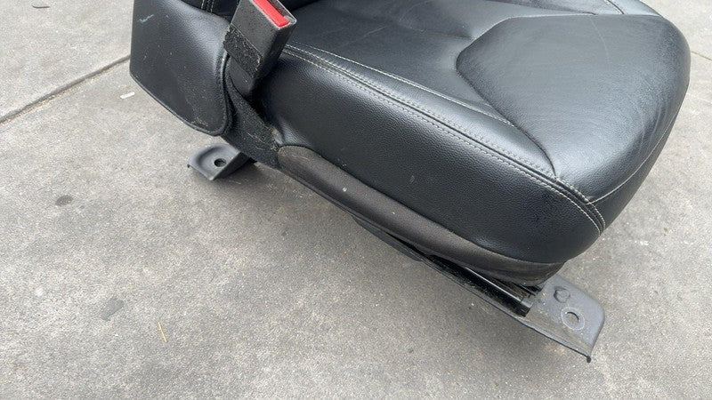 ⭕ 11-17 Jeep Wrangler Front Driver Side 1st Row Bucket Seat Black Leat