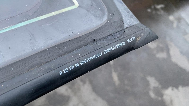 A2126710050 ⭕ 10-16 Mercedes E350 E400 Rear Windshield Window Back Glass Panel A2126710050